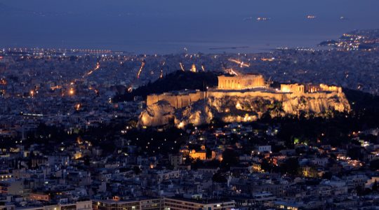 athens night